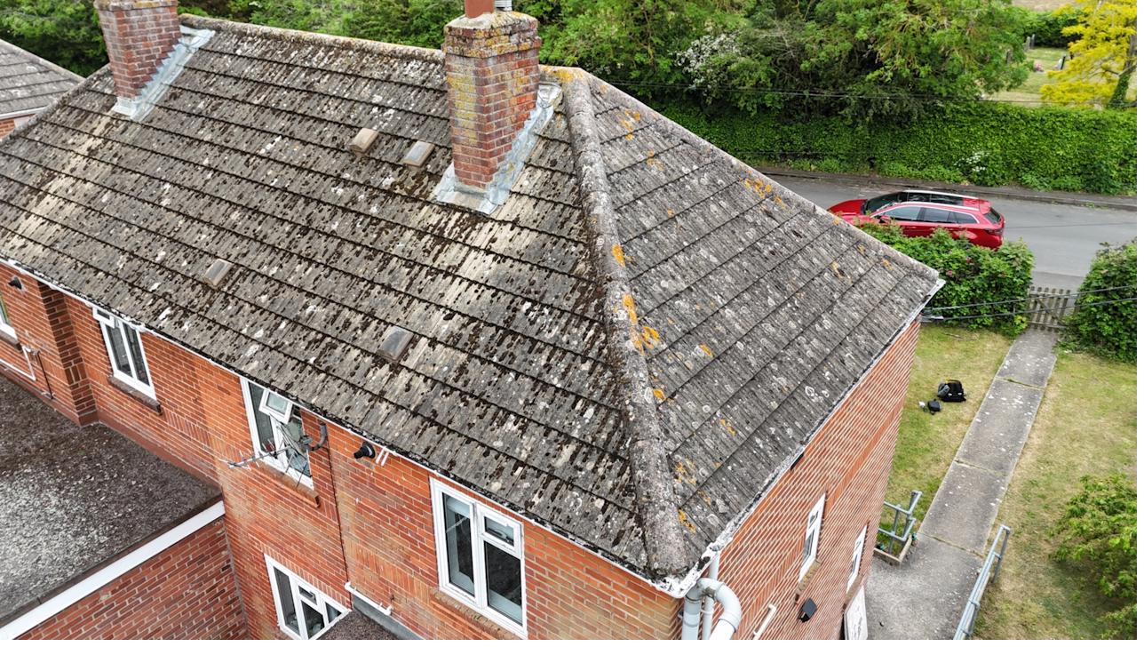 Defects to a residential roof covering